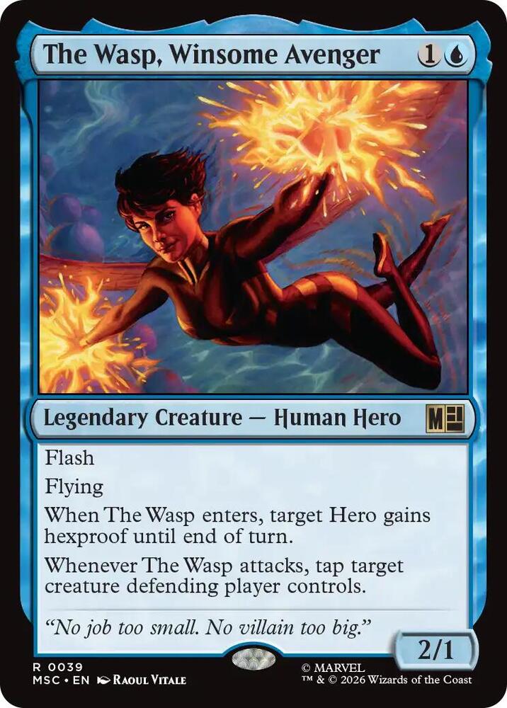 The Wasp, Winsome Avenger [dupe] 39 (Commander: Marvel Super Heroes)  - Foil | Good Games Modbury