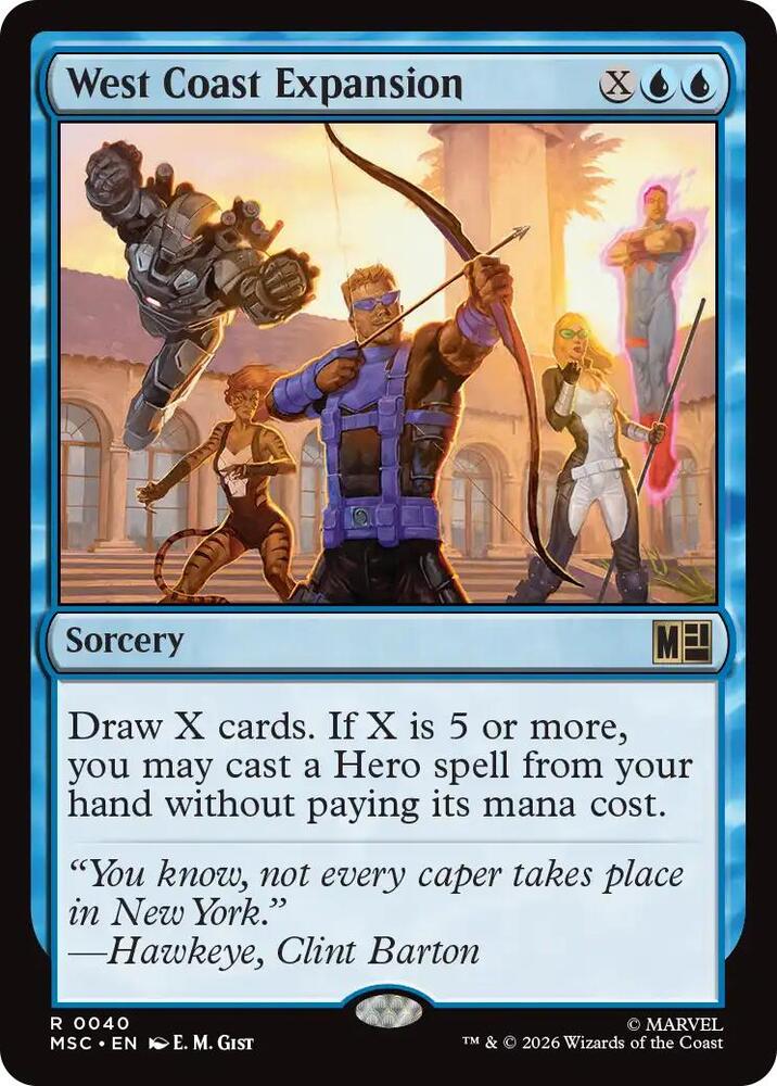 West Coast Expansion [dupe] 40 (Commander: Marvel Super Heroes)  - Foil | Good Games Modbury