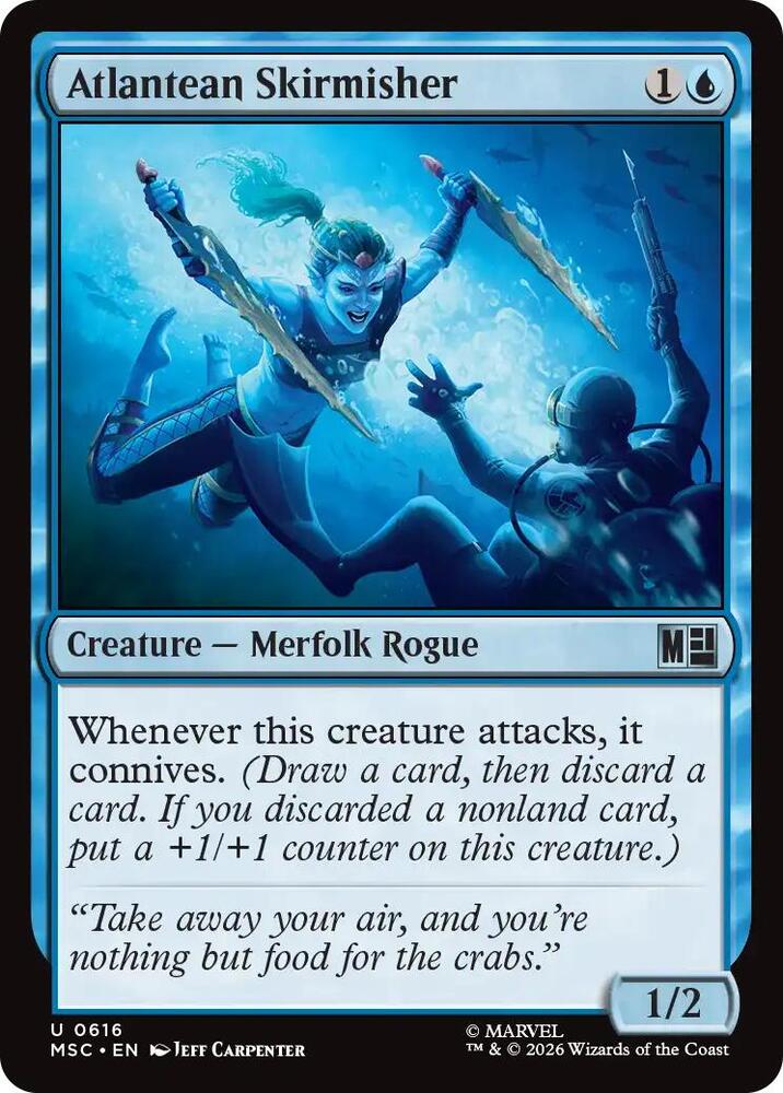 Atlantean Skirmisher 616 (Commander: Marvel Super Heroes)  - Foil | Good Games Modbury