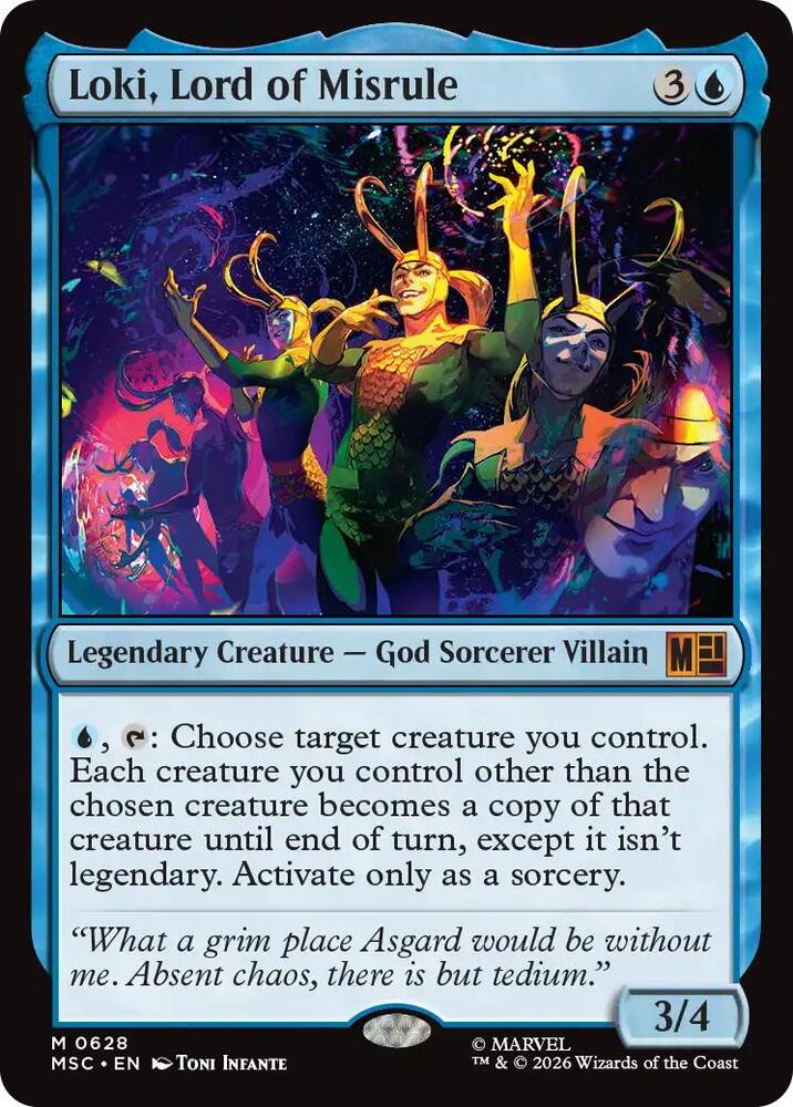 Loki, Lord of Misrule 628 (Commander: Marvel Super Heroes)  | Good Games Modbury