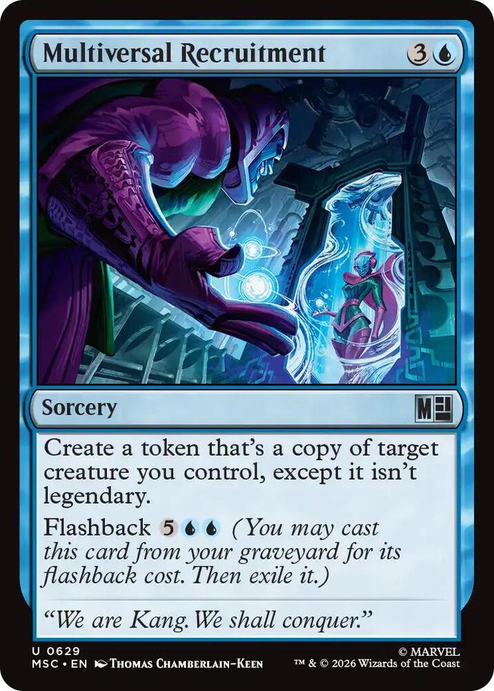 Multiversal Recruitment 629 (Commander: Marvel Super Heroes)  - Foil | Good Games Modbury