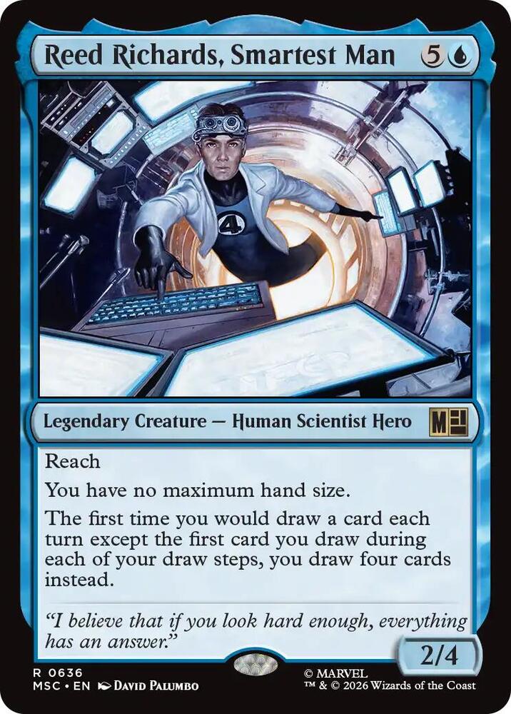 Reed Richards, Smartest Man 636 (Commander: Marvel Super Heroes)  | Good Games Modbury