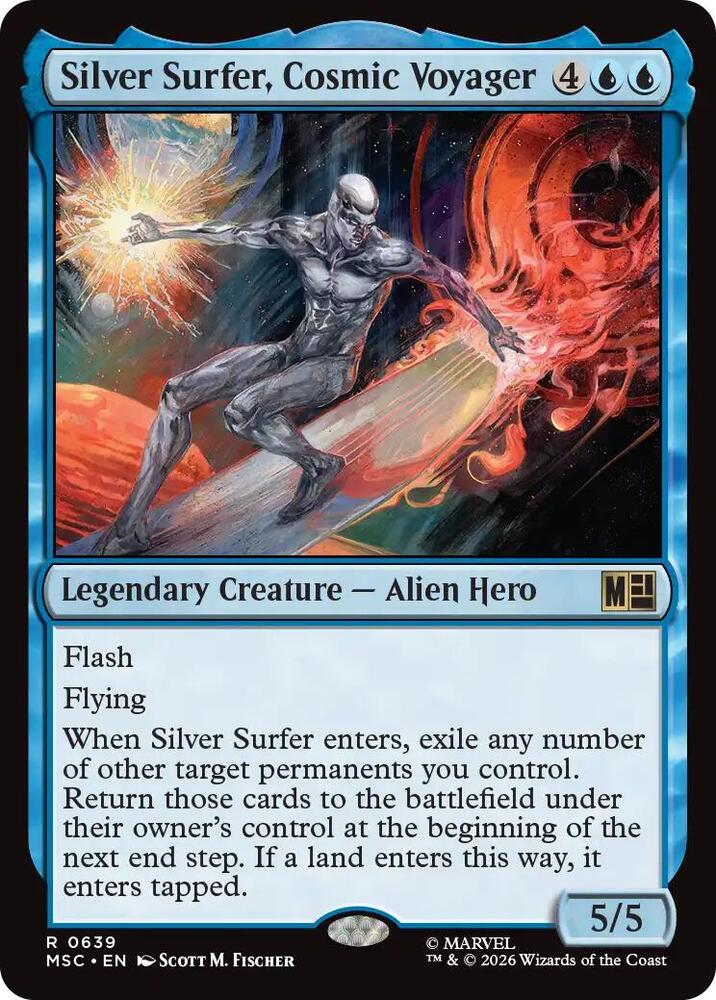 Silver Surfer, Cosmic Voyager 639 (Commander: Marvel Super Heroes)  | Good Games Modbury