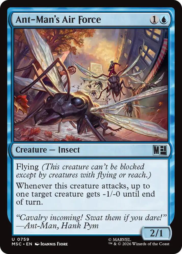 Ant-Man's Air Force 759 (Commander: Marvel Super Heroes)  - Foil | Good Games Modbury