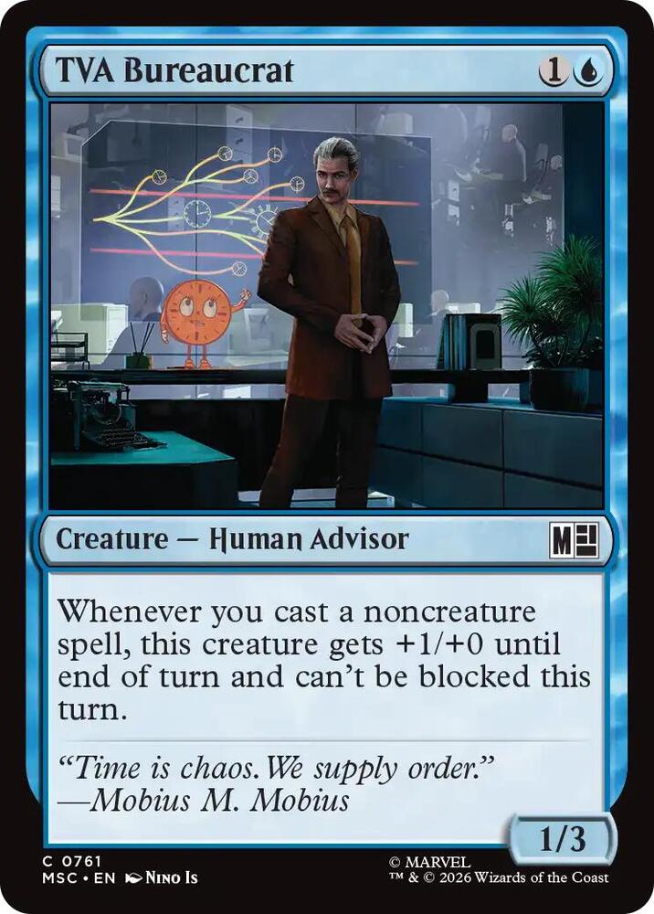 TVA Bureaucrat 761 (Commander: Marvel Super Heroes)  - Foil | Good Games Modbury