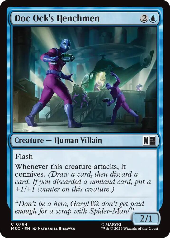 Doc Ock's Henchmen 784 (Commander: Marvel Super Heroes)  - Foil | Good Games Modbury