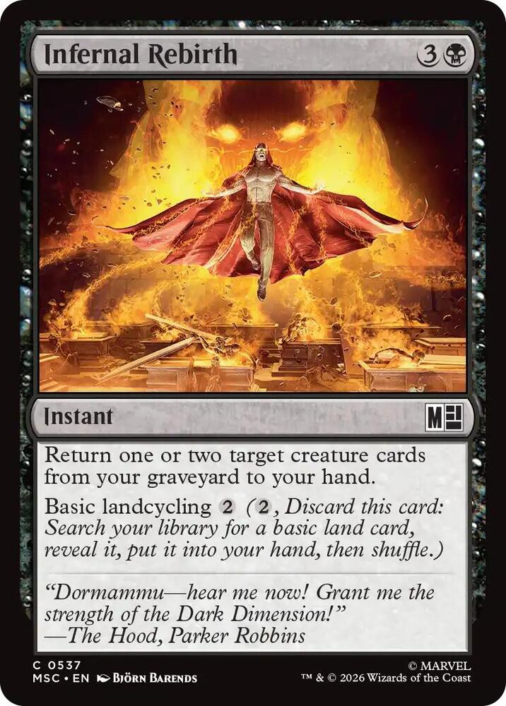 Infernal Rebirth 537 (Commander: Marvel Super Heroes)  | Good Games Modbury