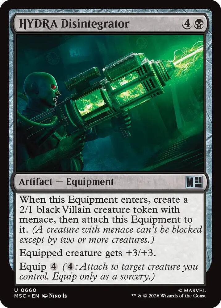 HYDRA Disintegrator 660 (Commander: Marvel Super Heroes)  - Foil | Good Games Modbury
