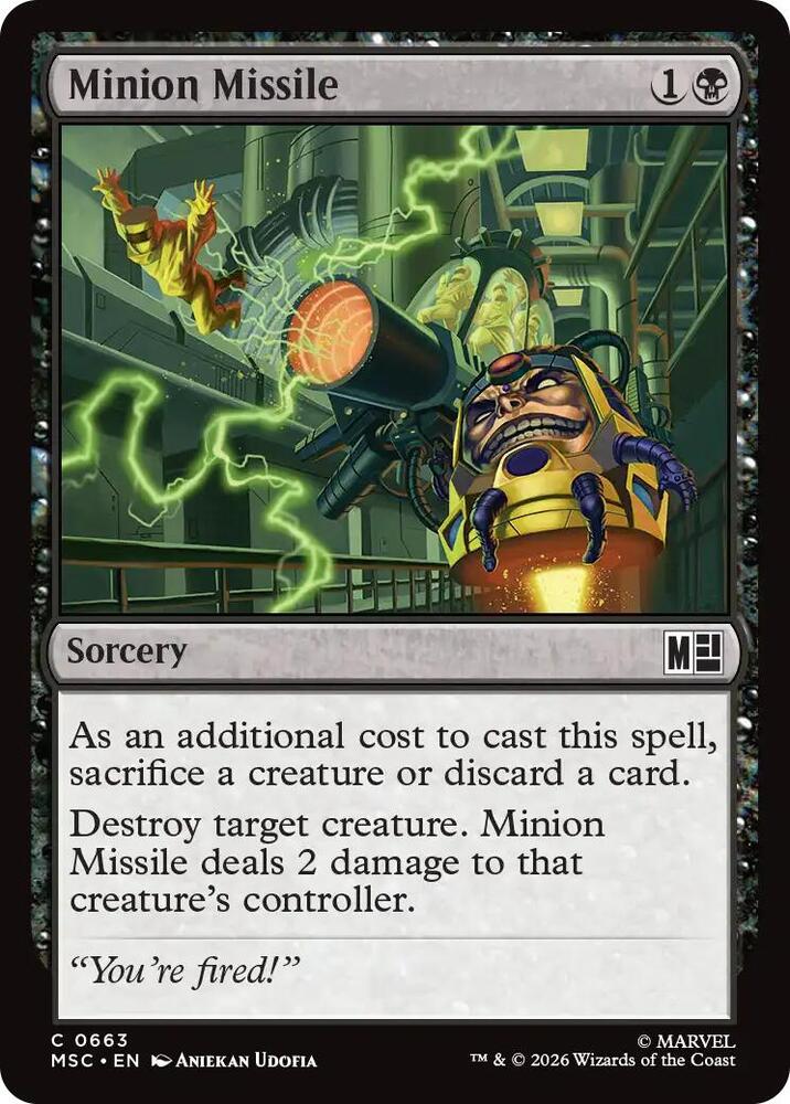 Minion Missile 663 (Commander: Marvel Super Heroes)  - Foil | Good Games Modbury