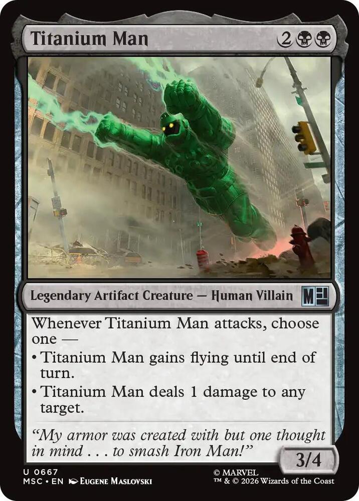 Titanium Man 667 (Commander: Marvel Super Heroes)  | Good Games Modbury