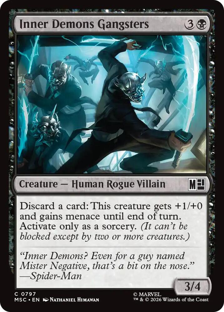 Inner Demons Gangsters 797 (Commander: Marvel Super Heroes)  - Foil | Good Games Modbury