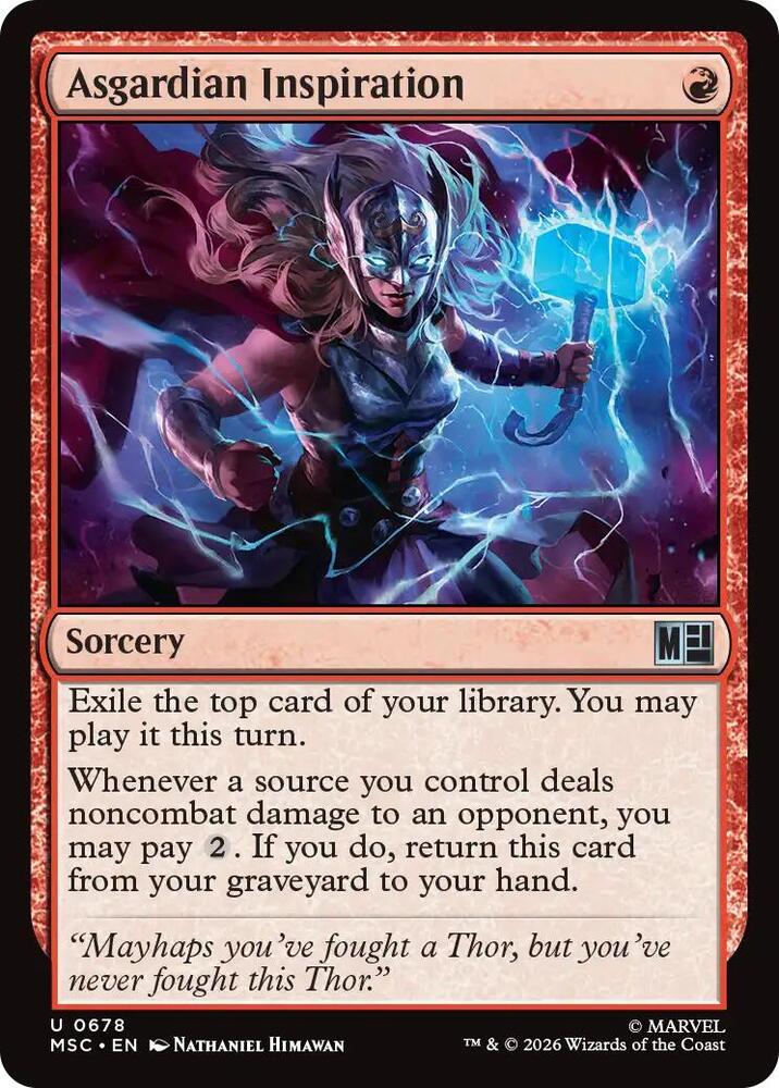 Asgardian Inspiration 678 (Commander: Marvel Super Heroes)  - Foil | Good Games Modbury