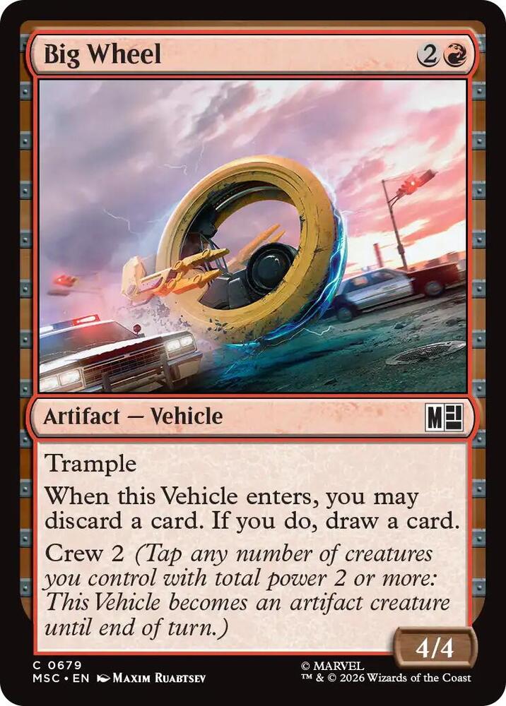 Big Wheel 679 (Commander: Marvel Super Heroes)  | Good Games Modbury