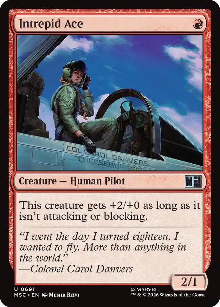Intrepid Ace 691 (Commander: Marvel Super Heroes)  - Foil | Good Games Modbury