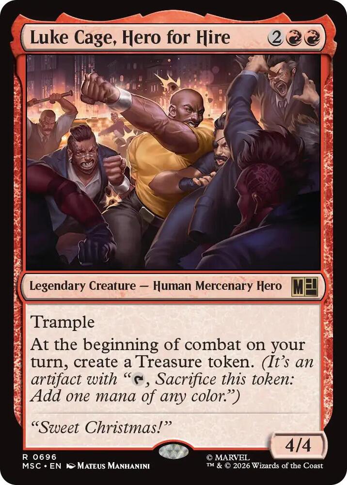 Luke Cage, Hero for Hire (Dupe) 696 (Commander: Marvel Super Heroes)  | Good Games Modbury