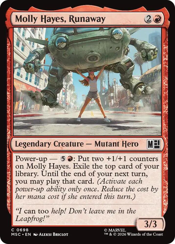 Molly Hayes, Runaway 698 (Commander: Marvel Super Heroes)  | Good Games Modbury