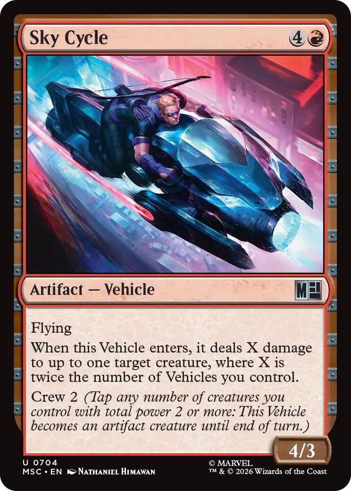 Sky Cycle 704 (Commander: Marvel Super Heroes)  - Foil | Good Games Modbury