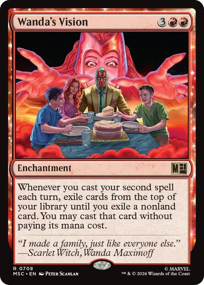 Wanda's Vision 708 (Commander: Marvel Super Heroes)  | Good Games Modbury
