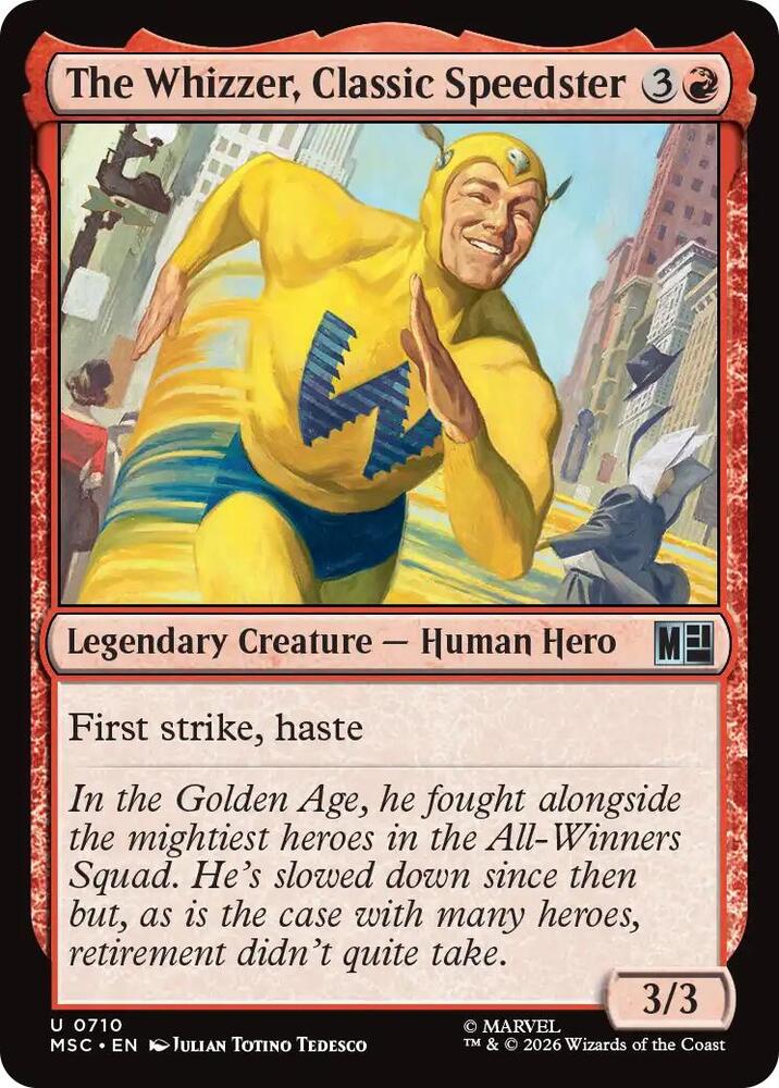 The Whizzer, Classic Speedster 710 (Commander: Marvel Super Heroes)  | Good Games Modbury