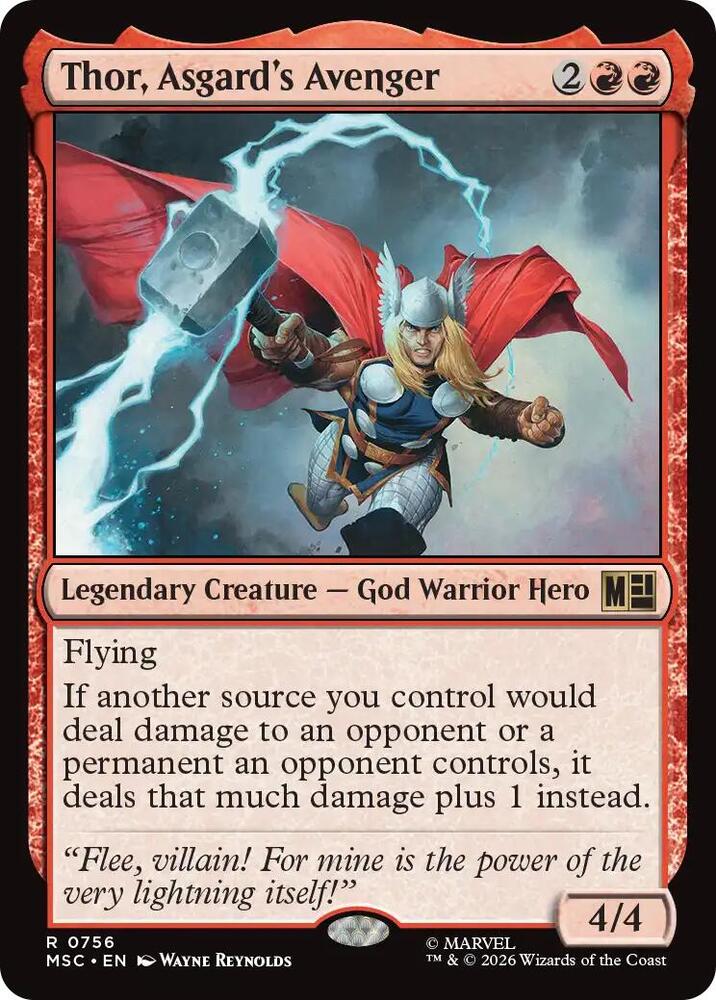Thor, Asgard's Avenger 756 (Commander: Marvel Super Heroes)  | Good Games Modbury