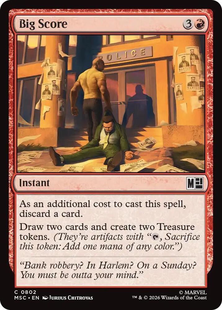 Big Score 802 (Commander: Marvel Super Heroes)  - Foil | Good Games Modbury
