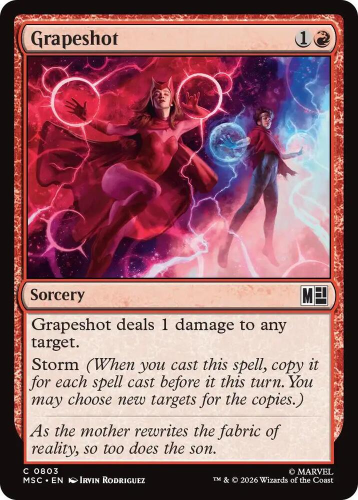 Grapeshot 803 (Commander: Marvel Super Heroes)  - Foil | Good Games Modbury