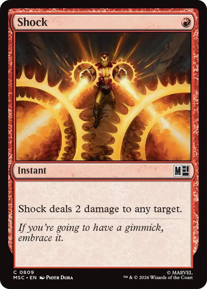 Shock 809 (Commander: Marvel Super Heroes)  - Foil | Good Games Modbury