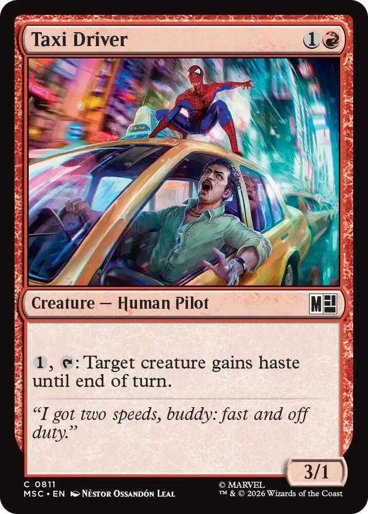 Taxi Driver 811 (Commander: Marvel Super Heroes)  - Foil | Good Games Modbury