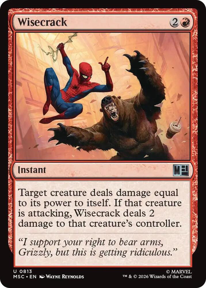 Wisecrack 813 (Commander: Marvel Super Heroes)  - Foil | Good Games Modbury
