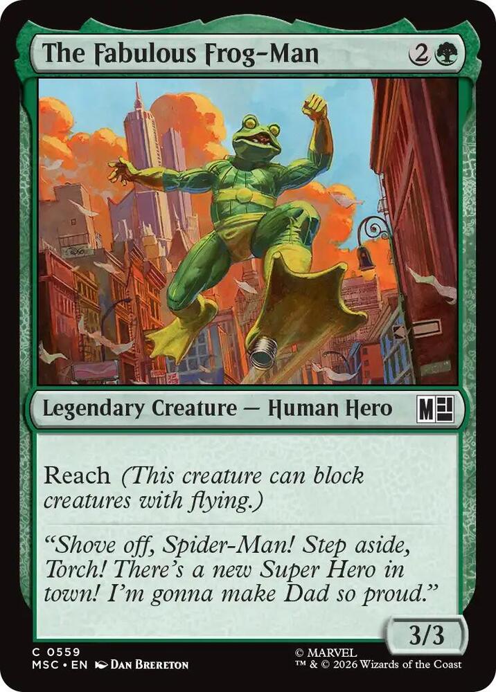 The Fabulous Frog-Man 559 (Commander: Marvel Super Heroes)  | Good Games Modbury
