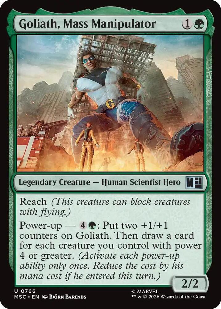 Goliath, Mass Manipulator 766 (Commander: Marvel Super Heroes)  | Good Games Modbury