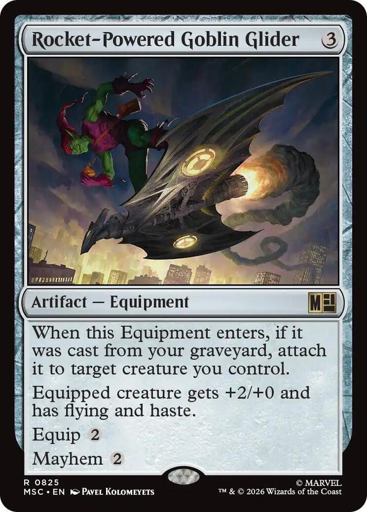 Rocket-Powered Goblin Glider (Dupe) 825 (Commander: Marvel Super Heroes)  | Good Games Modbury