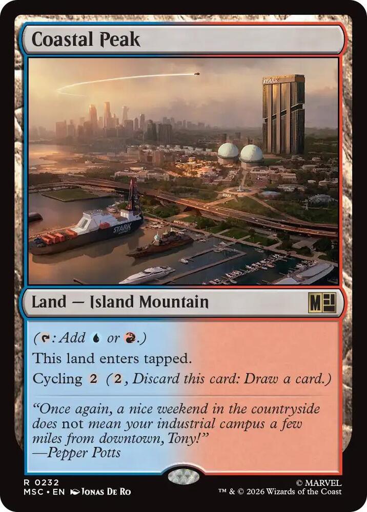 Coastal Peak 232 (Commander: Marvel Super Heroes)  | Good Games Modbury