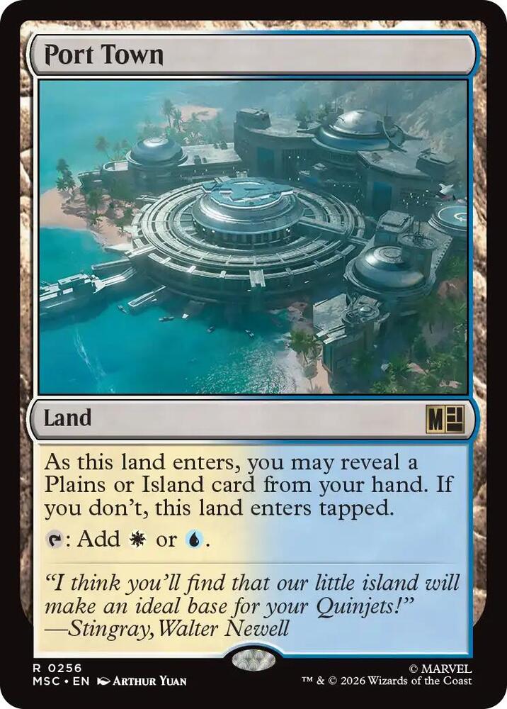 Port Town [DUPE] 256 (Commander: Marvel Super Heroes)  | Good Games Modbury