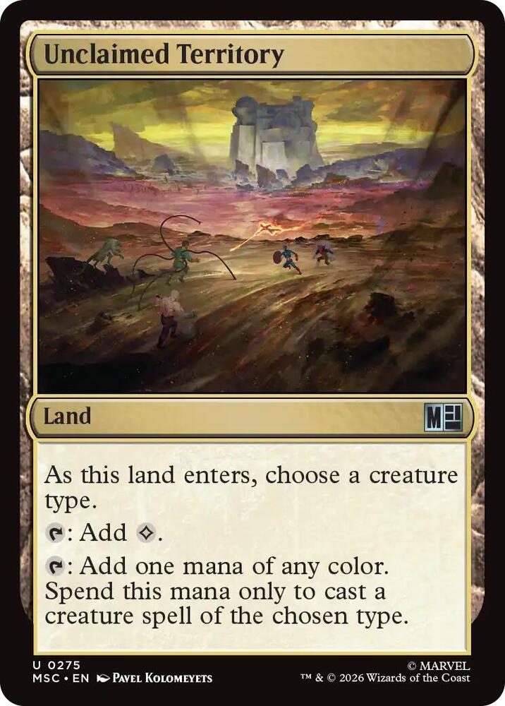 Unclaimed Territory 275 (Commander: Marvel Super Heroes)  | Good Games Modbury