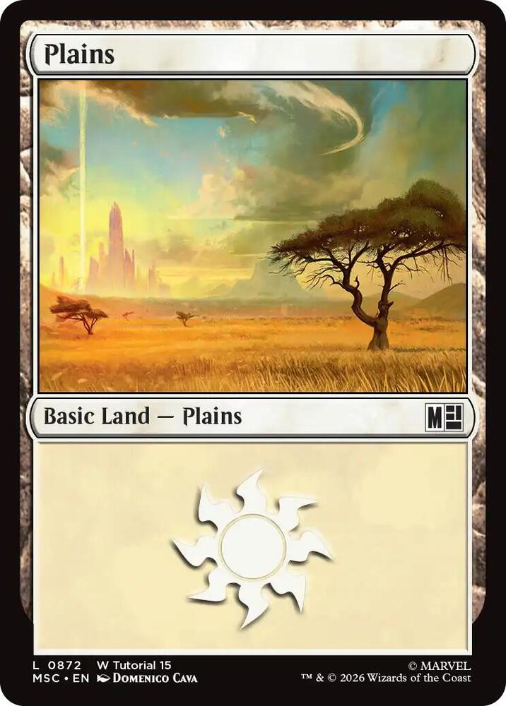 Plains 872 (Commander: Marvel Super Heroes)  | Good Games Modbury