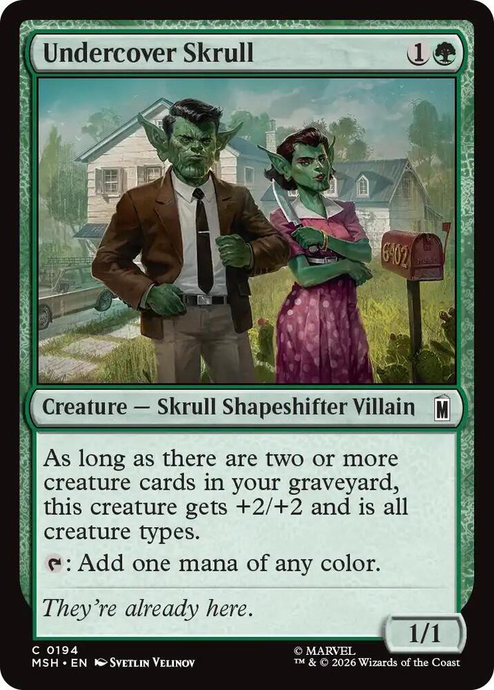Undercover Skrull 194 (Marvel Super Heroes)  - Foil | Good Games Modbury