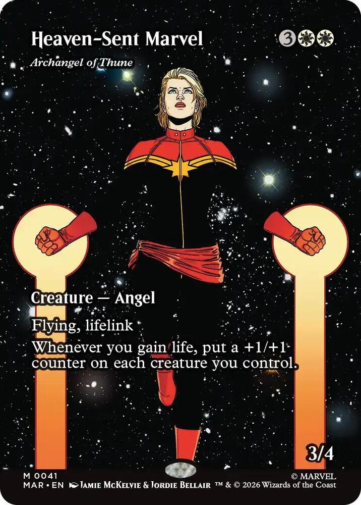 Heaven-Sent Marvel // Archangel of Thune {DUPE} 41 (Marvel Universe Eternal-Legal)  - Borderless | Good Games Modbury