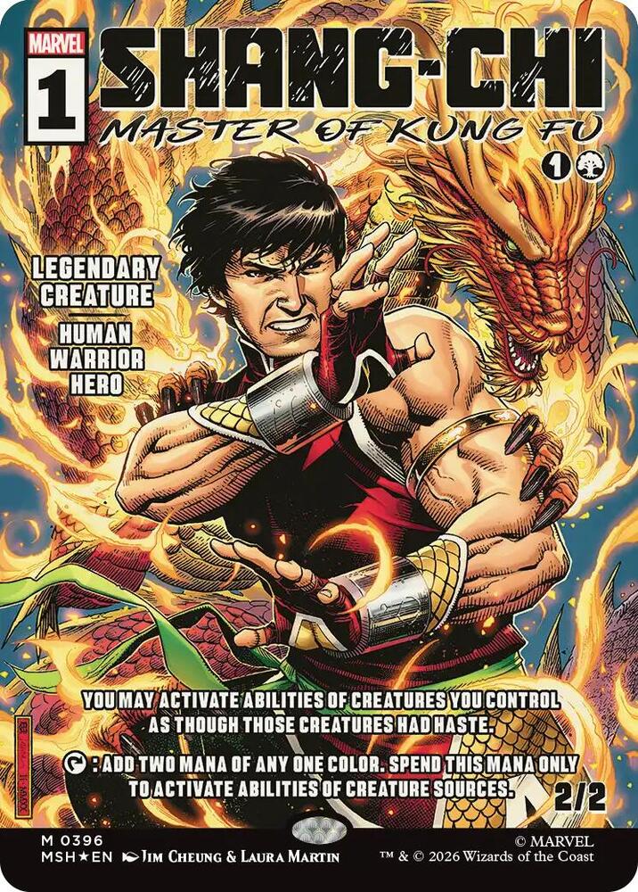 Shang-Chi, Master of Kung Fu 396 (Marvel Super Heroes)  - Borderless Foil | Good Games Modbury