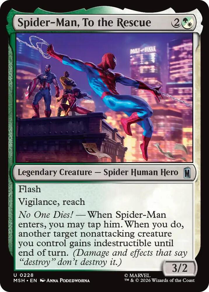 Spider-Man, To the Rescue 228 (Marvel Super Heroes)  - Foil | Good Games Modbury