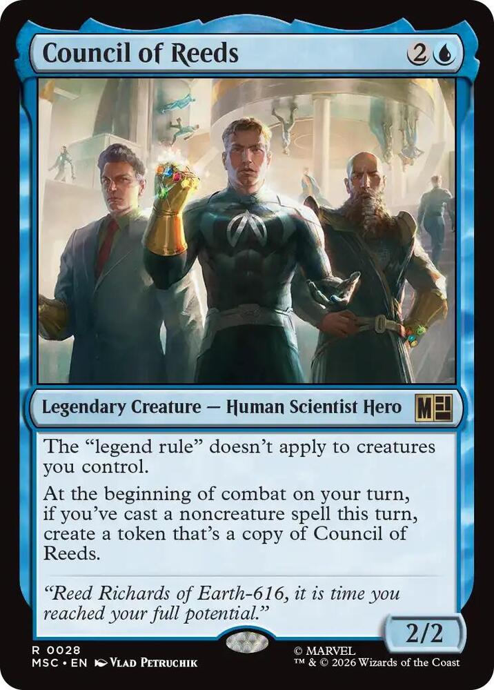Council of Reeds 28 (Commander: Marvel Super Heroes)  - Surge Foil  | Good Games Modbury