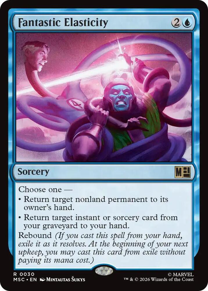 Fantastic Elasticity [Dupe] 30 (Commander: Marvel Super Heroes)  - Foil | Good Games Modbury