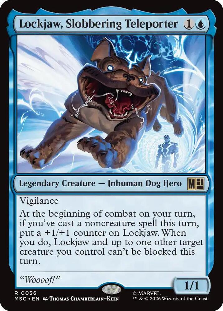 Lockjaw Slobbering Teleporter 36 (Commander: Marvel Super Heroes)  - Surge Foil | Good Games Modbury