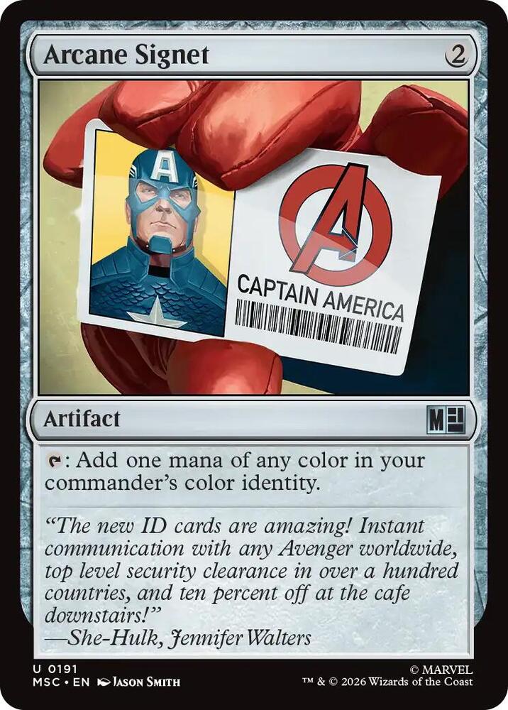 Arcane Signet 191 (Commander: Marvel Super Heroes)  | Good Games Modbury