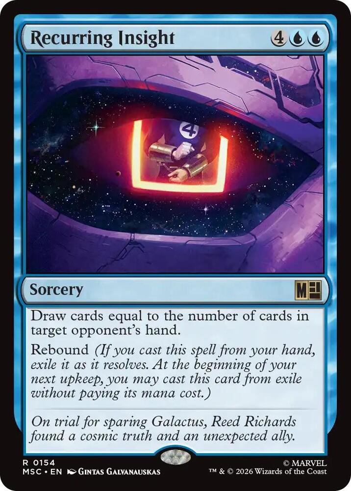 Recurring Insight [dupe] 154 (Commander: Marvel Super Heroes)  | Good Games Modbury