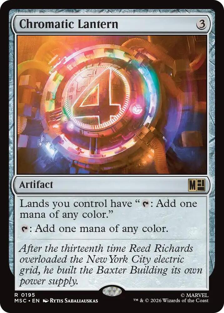 Chromatic Lantern 195 (Commander: Marvel Super Heroes)  | Good Games Modbury