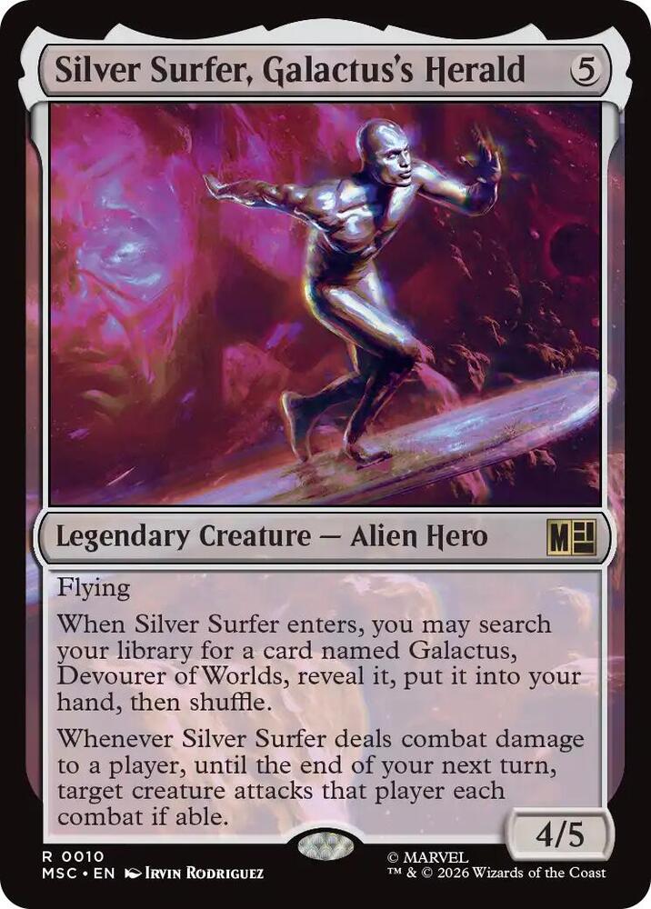Silver Surfer, Galactus's Herald 10 (Commander: Marvel Super Heroes)  | Good Games Modbury