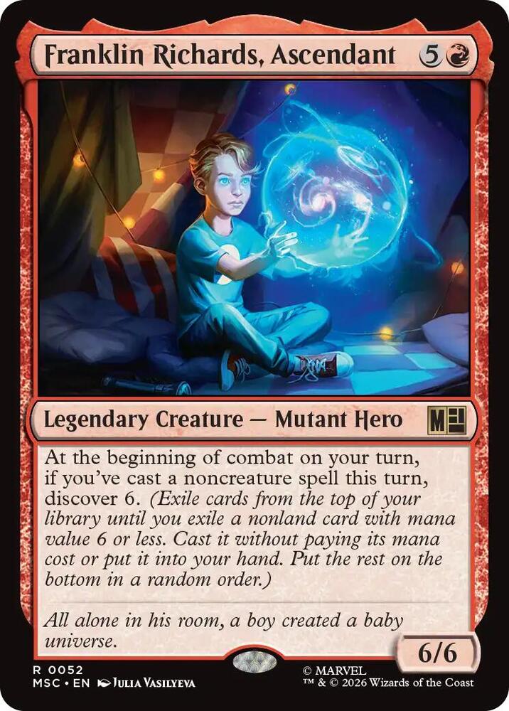 Franklin Richards, Ascendant [dupe] 52 (Commander: Marvel Super Heroes)  | Good Games Modbury