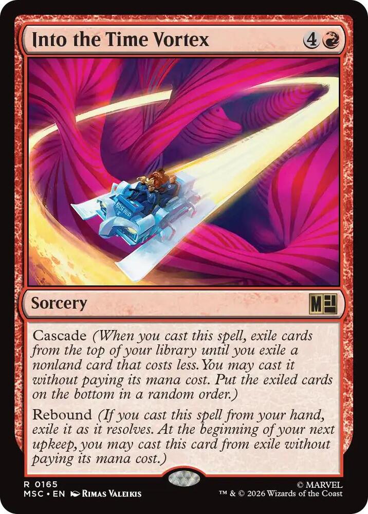 Into the Time Vortex 165 (Commander: Marvel Super Heroes)  - Surge Foil | Good Games Modbury