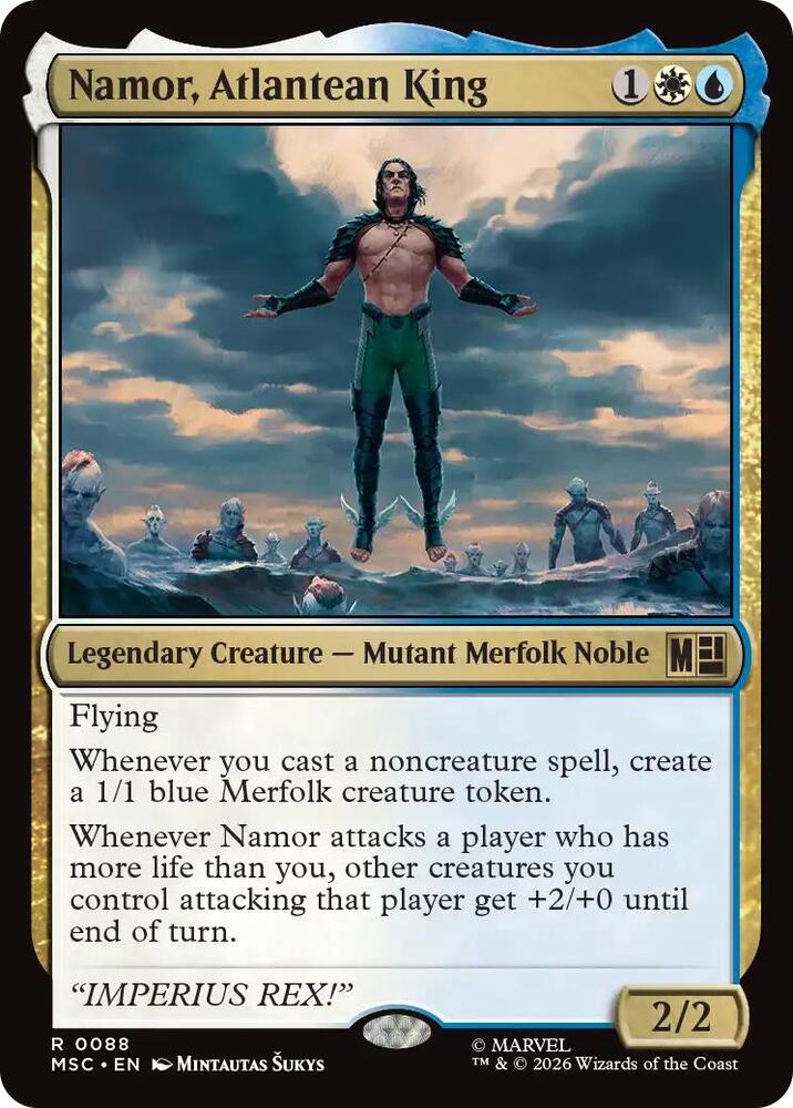 Namor, Atlantean King 88 (Commander: Marvel Super Heroes)  | Good Games Modbury